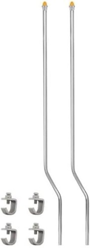 Pair lighted stainless bumper - pair,