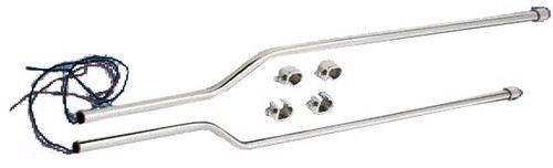 Pair stainless steel bumper - pair,